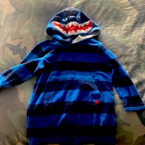 MiniBoden Shark Terry Coverup Towel